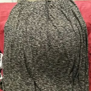 Drawstring Skirt long